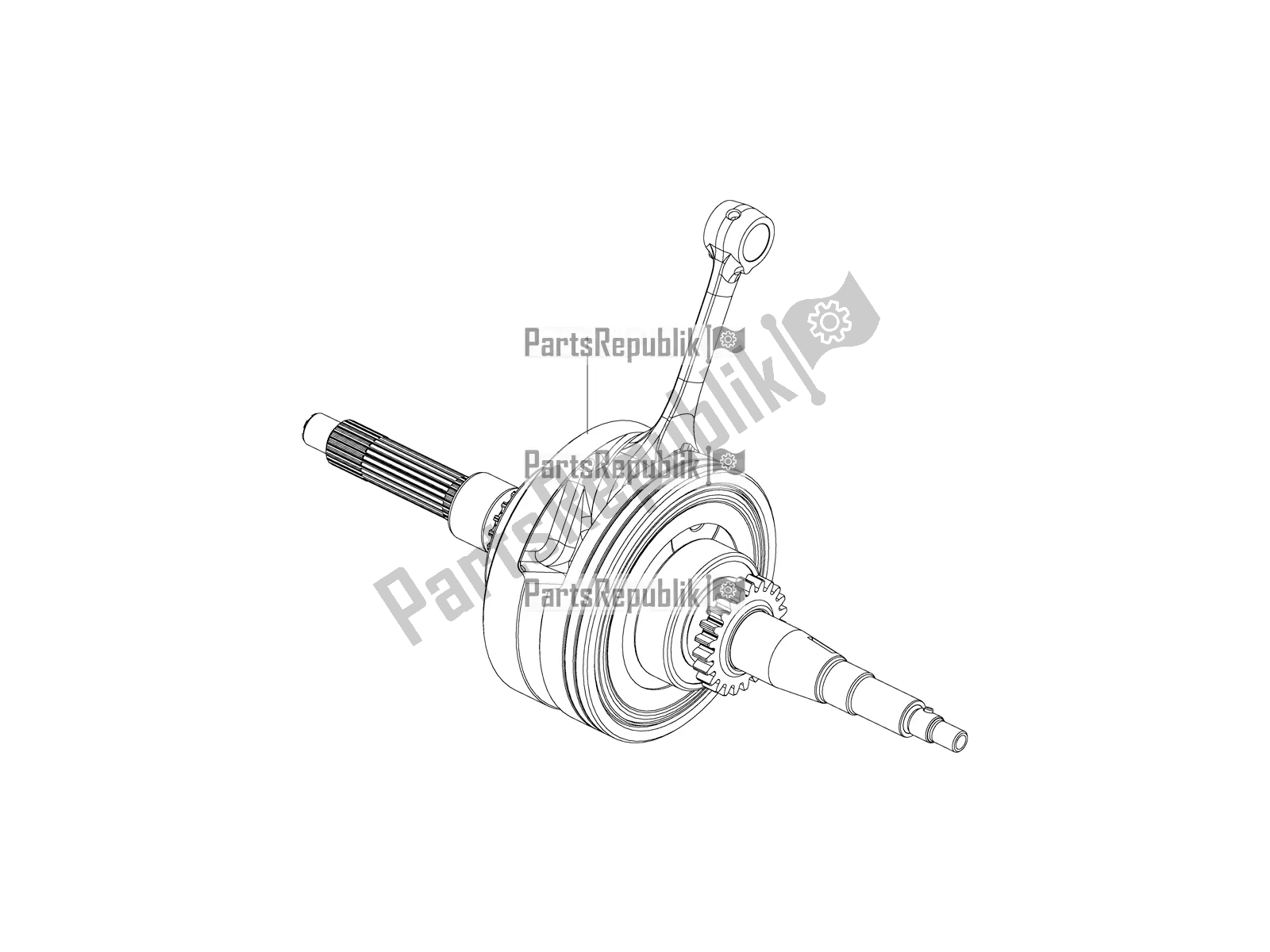 Toutes les pièces pour le Vilebrequin du Aprilia SR 150 HE Carb. 2021