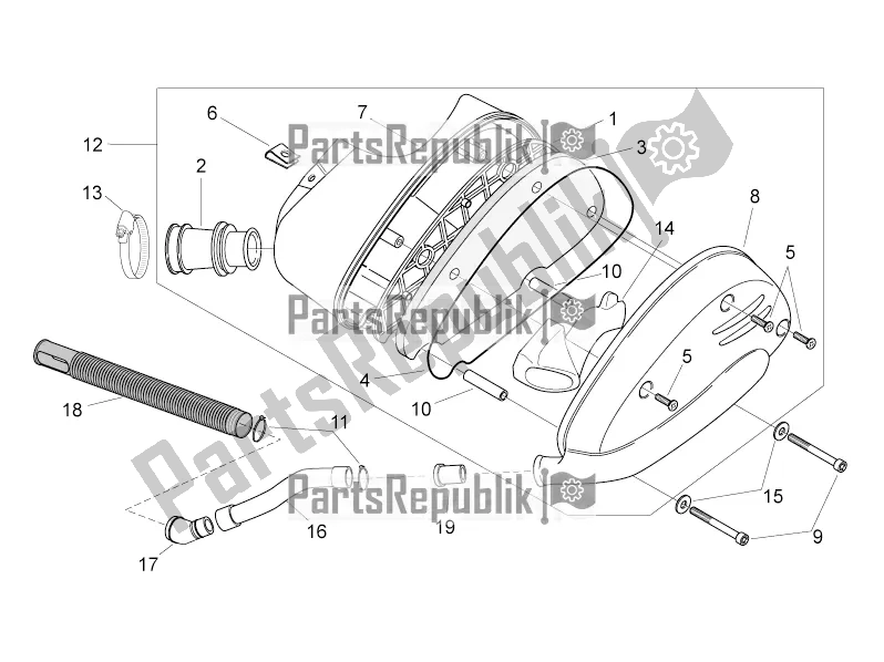 Alle Teile für das Airbox Ii des Aprilia SR 50 R 2017