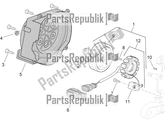 Toutes les pièces pour le Volant du Aprilia SR 50 R 2017