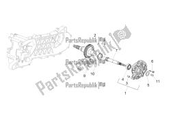 Driven pulley shaft