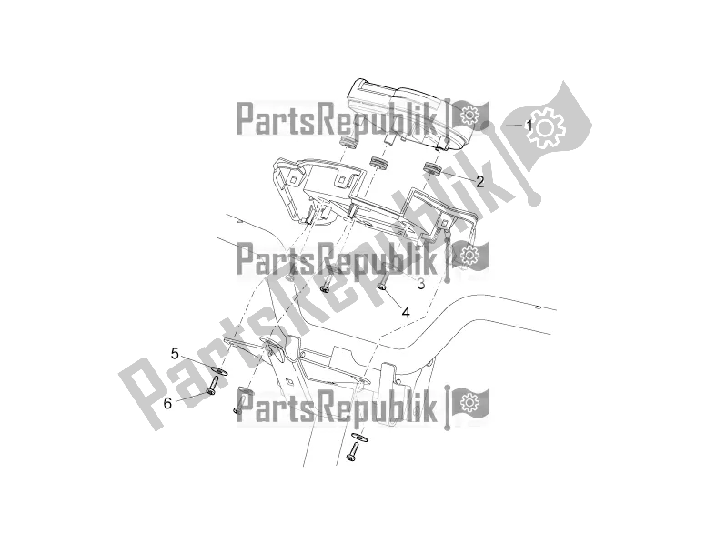 Toutes les pièces pour le Instruments du Aprilia SR 50 R 2019