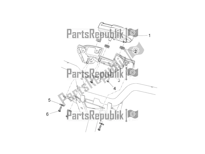 Wszystkie części do Instrumenty Aprilia SR 50 R 2021