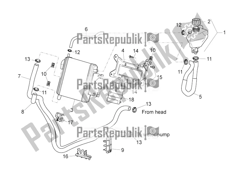 Toutes les pièces pour le Système De Refroidissement du Aprilia SR 50 R 2022