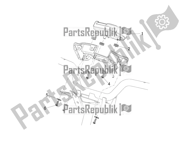 All parts for the Instruments of the Aprilia SR 50 R Replica 2019