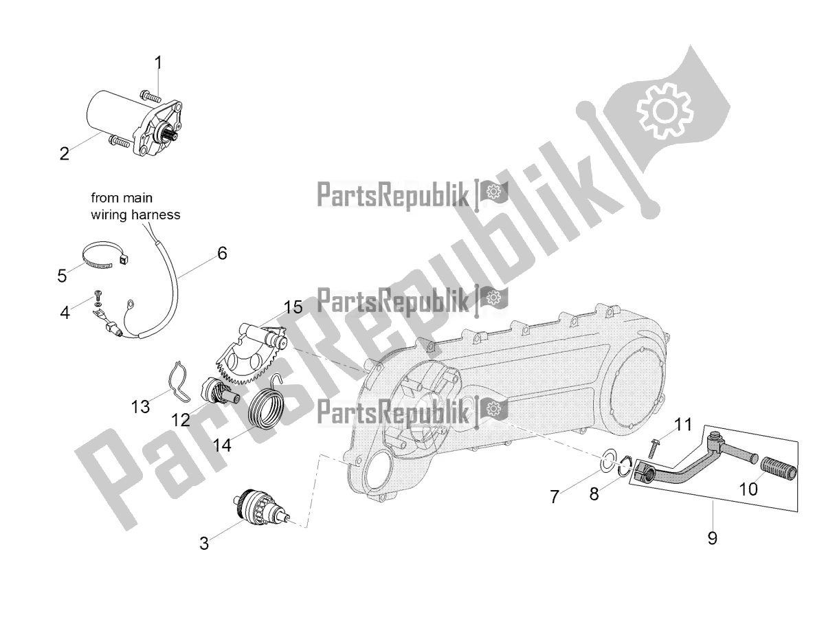 Tutte le parti per il Avviamento / Avviamento Elettrico del Aprilia SR 50 R Replica 2019