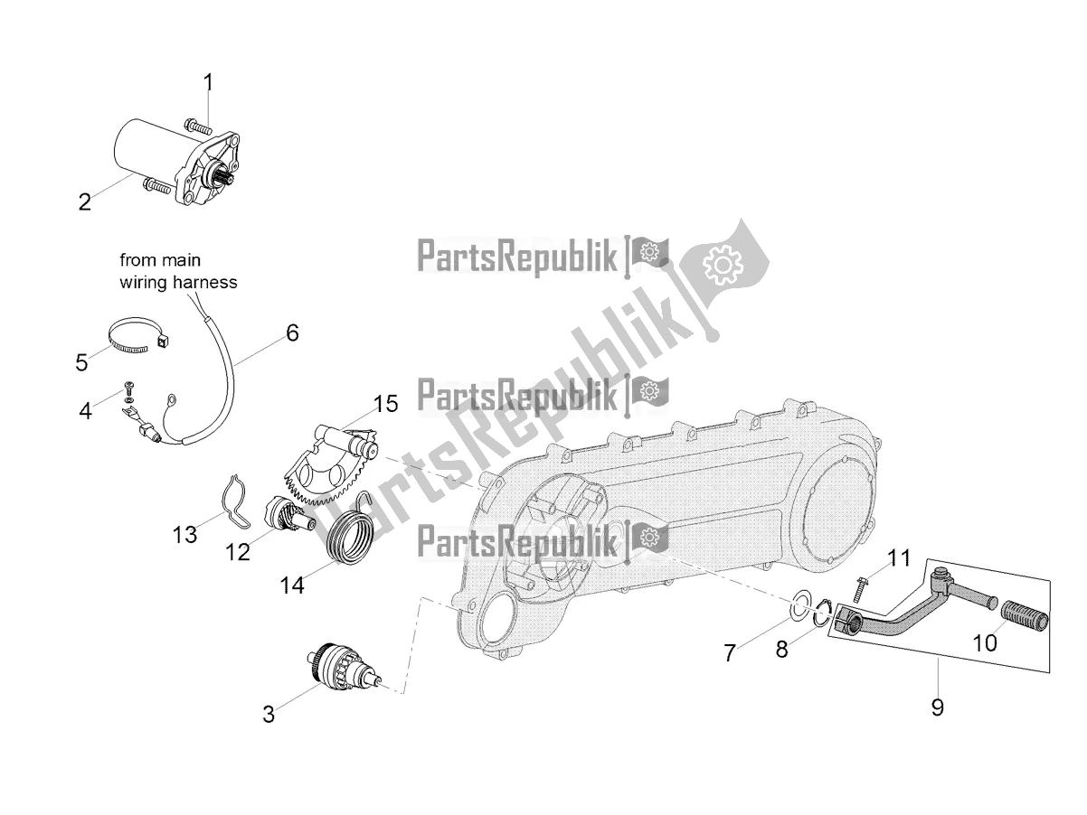 Tutte le parti per il Avviamento / Avviamento Elettrico del Aprilia SR 50 R Replica 2020