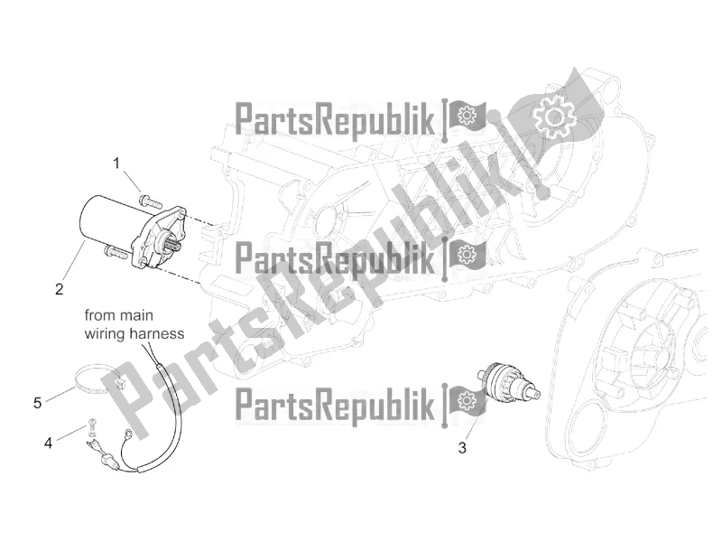 Toutes les pièces pour le Démarreur du Aprilia SR 50 Street Ie+carb. Piaggio 2018