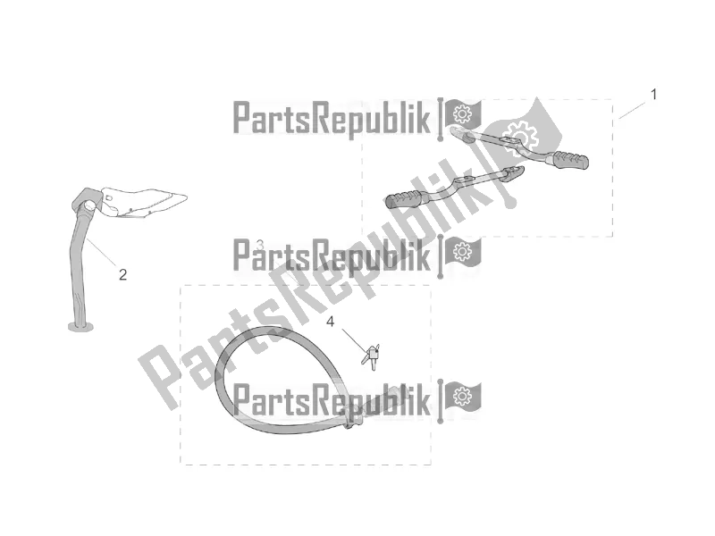 All parts for the Acc. - Various of the Aprilia SR 50 Street Ie+carb. Piaggio 2019