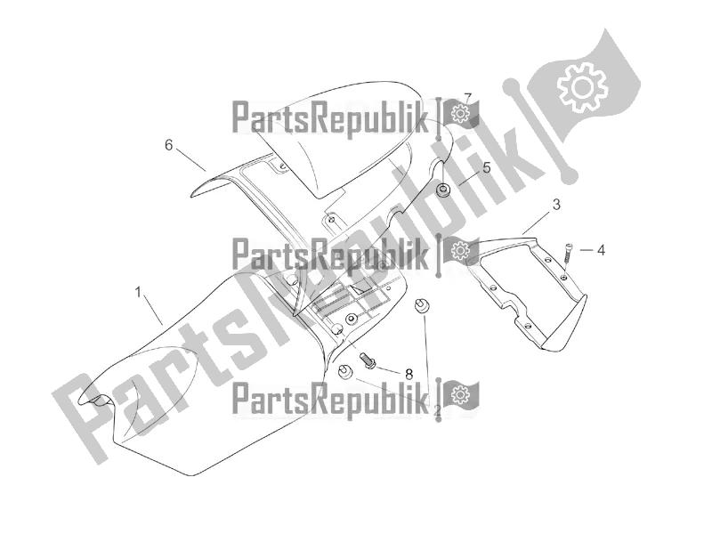 Wszystkie części do Siod? O - R? Czka Aprilia SR 50 Street Ie+carb. Piaggio 2019