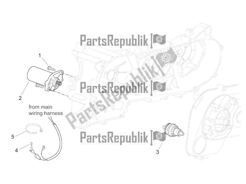 Toutes les pièces pour le Démarreur du Aprilia SR 50 Street Ie+carb. Piaggio 2019