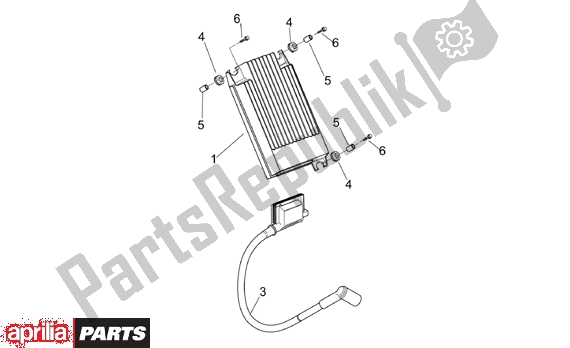 Todas las partes para Ignition Unit de Aprilia SR Ditech Euro 2 554 50 2002 - 2003