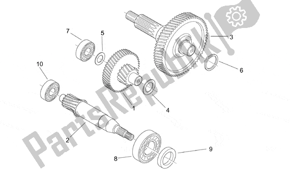 Toutes les pièces pour le Reduction du Aprilia SR H2O Ditech Carburatore 553 50 2000 - 2003