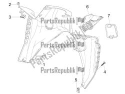 boîte à gants avant - panneau de protection des genoux