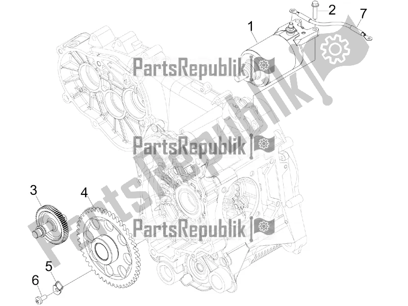 All parts for the Stater - Electric Starter of the Aprilia SR MAX 125 2016