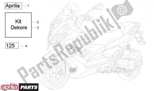 All parts for the Plaatjes of the Aprilia SR MAX 80 125 2011