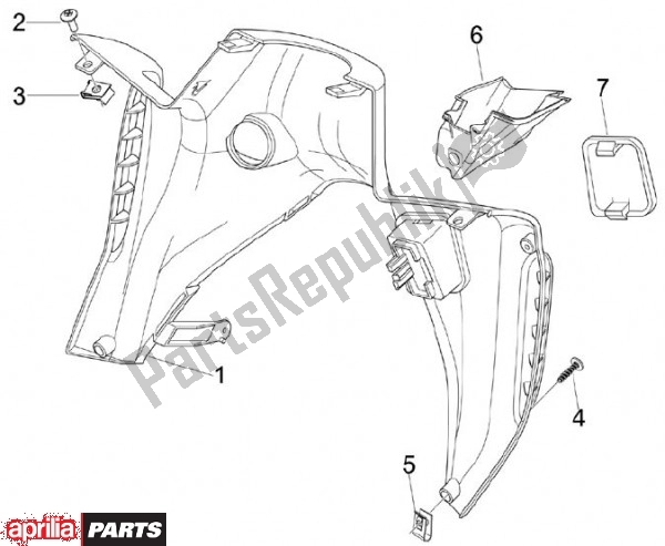 Toutes les pièces pour le Tegenbeschermingsplaat du Aprilia SR MAX 80 125 2011