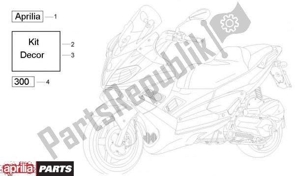 All parts for the Plaatjes of the Aprilia SR MAX 79 300 2011