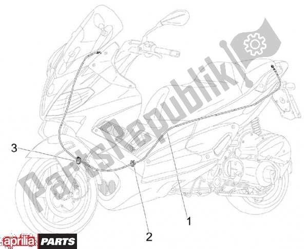 Wszystkie części do Transmissiekabels Aprilia SR MAX 79 300 2011