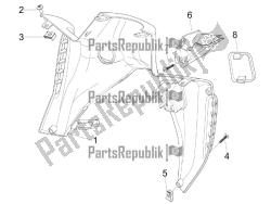 Front glove-box - Knee-guard panel