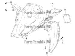 Front glove-box - Knee-guard panel