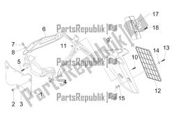 coperchio posteriore - paraspruzzi