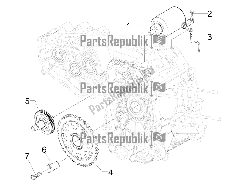 Todas as partes de Stater - Partida Elétrica do Aprilia SR MAX 300 2017