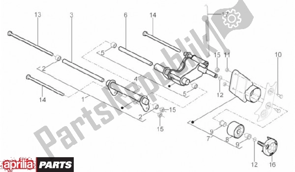 Toutes les pièces pour le Drijfstangetje du Aprilia SR Motard 83 125 2012