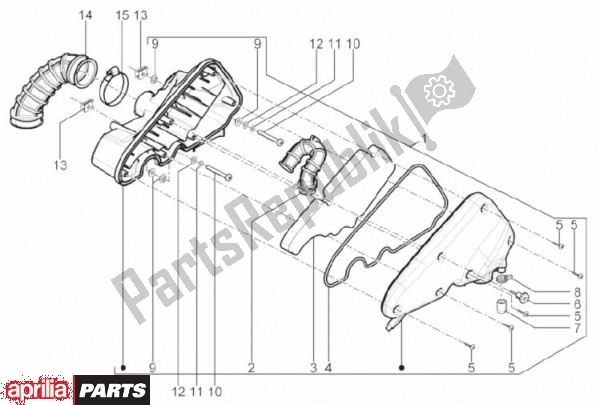 Toutes les pièces pour le Purificateur D'air du Aprilia SR Motard 83 125 2012