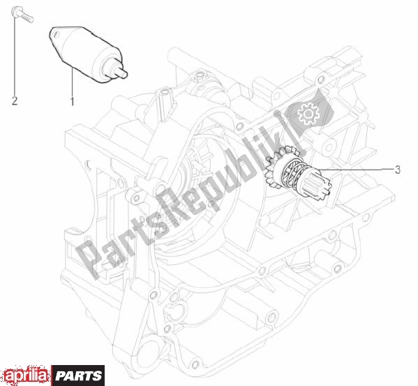 Toutes les pièces pour le Starter du Aprilia SR Motard 83 125 2012