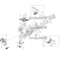 Central cover - Footrests