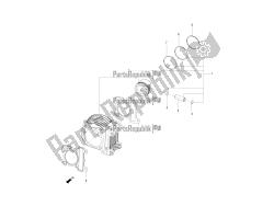 Cylinder-piston-wrist pin, assy