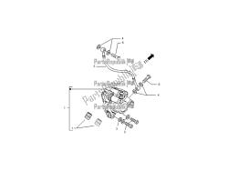 Front brake piping-front brake caliper