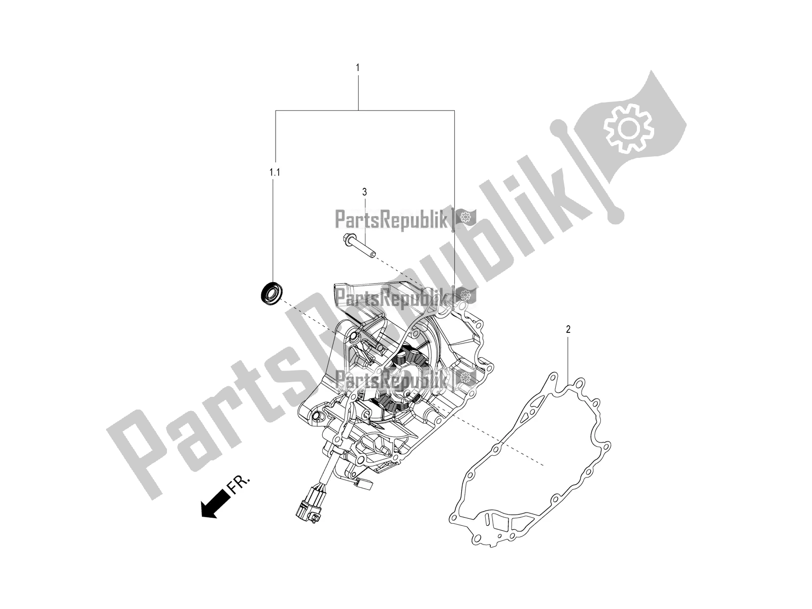 Wszystkie części do Os? Ona Iskrownika Ko? A Zamachowego - Filtr Oleju Aprilia SR Motard 150 HE Carb. Race 2020