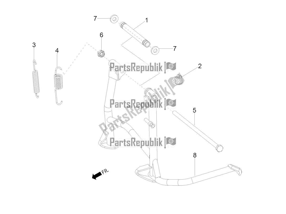 Toutes les pièces pour le Supporter du Aprilia SR Motard 160 ABS Bsvi CKD Latam 2021