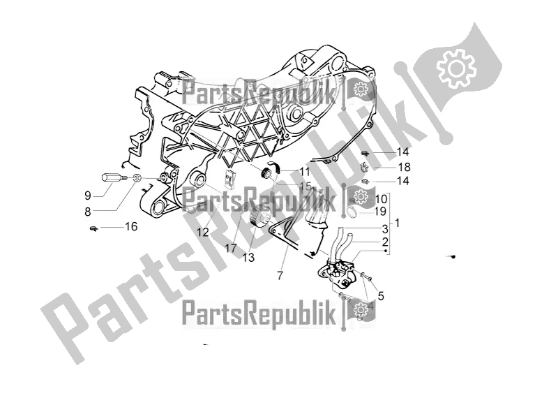 Wszystkie części do Pompa Olejowa Aprilia SR Motard 50 2T 2016