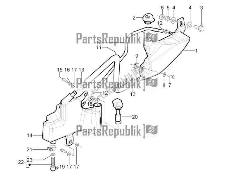 Toutes les pièces pour le Cuve à Mazout du Aprilia SR Motard 50 2T 2016