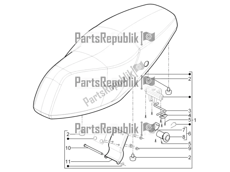 Toutes les pièces pour le Selle / Sièges du Aprilia SR Motard 50 2T 2016