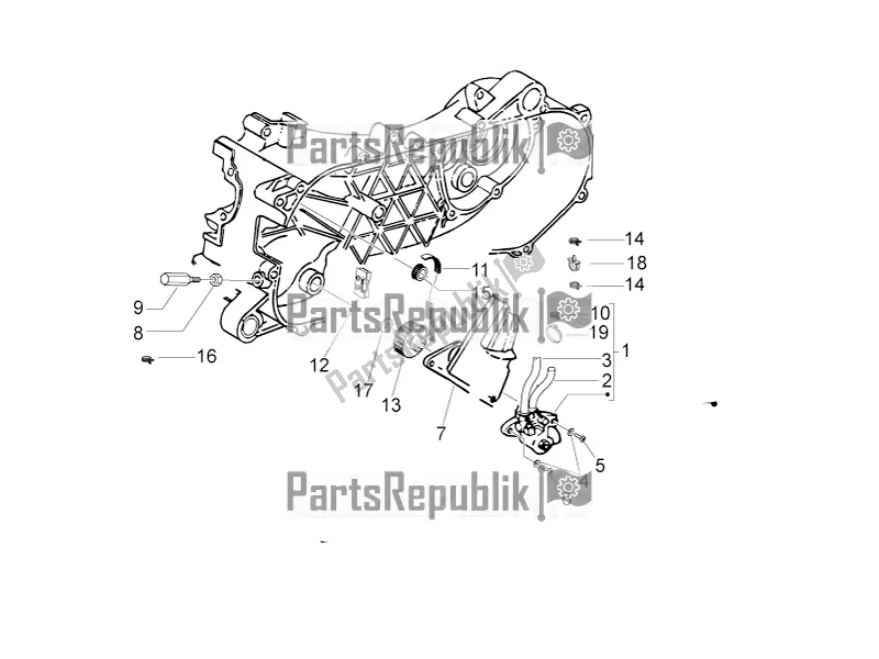 Toutes les pièces pour le La Pompe à Huile du Aprilia SR Motard 50 2T 2017