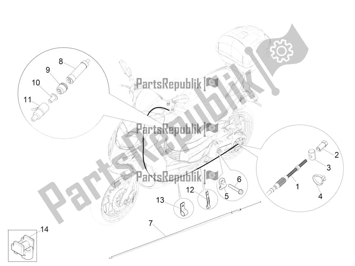 Toutes les pièces pour le Transmissions du Aprilia SR Motard 50 2T Metca 41 2018