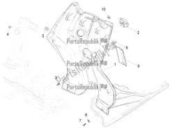 vano portaoggetti anteriore - pannello di protezione per le ginocchia