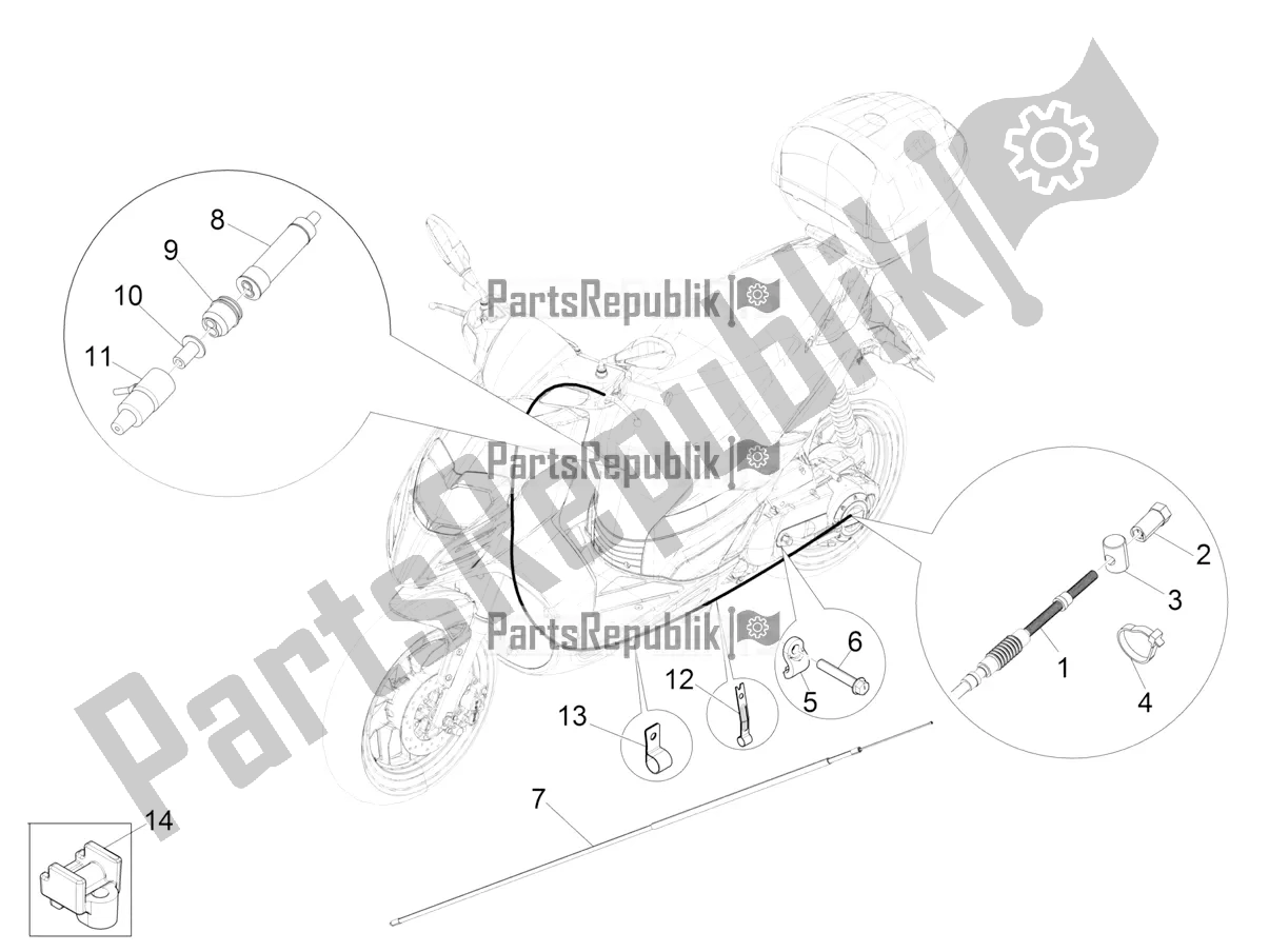 Toutes les pièces pour le Transmissions du Aprilia SR Motard 50 2T Metca 41 2019