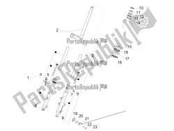 Fork/steering tube - Steering bearing unit