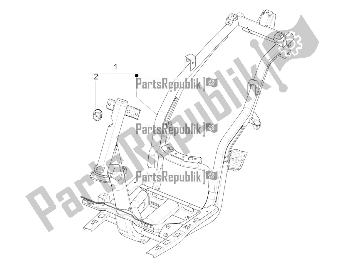 Alle onderdelen voor de Frame / Carrosserie van de Aprilia SR Motard 50 2T Metca 41 2021