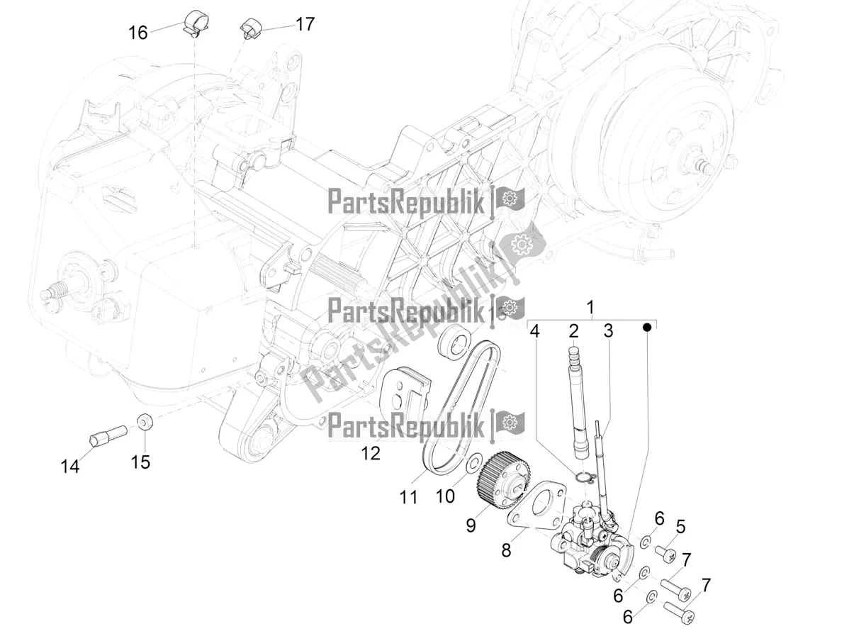 Toutes les pièces pour le La Pompe à Huile du Aprilia SR Motard 50 2T Metca 41 2021