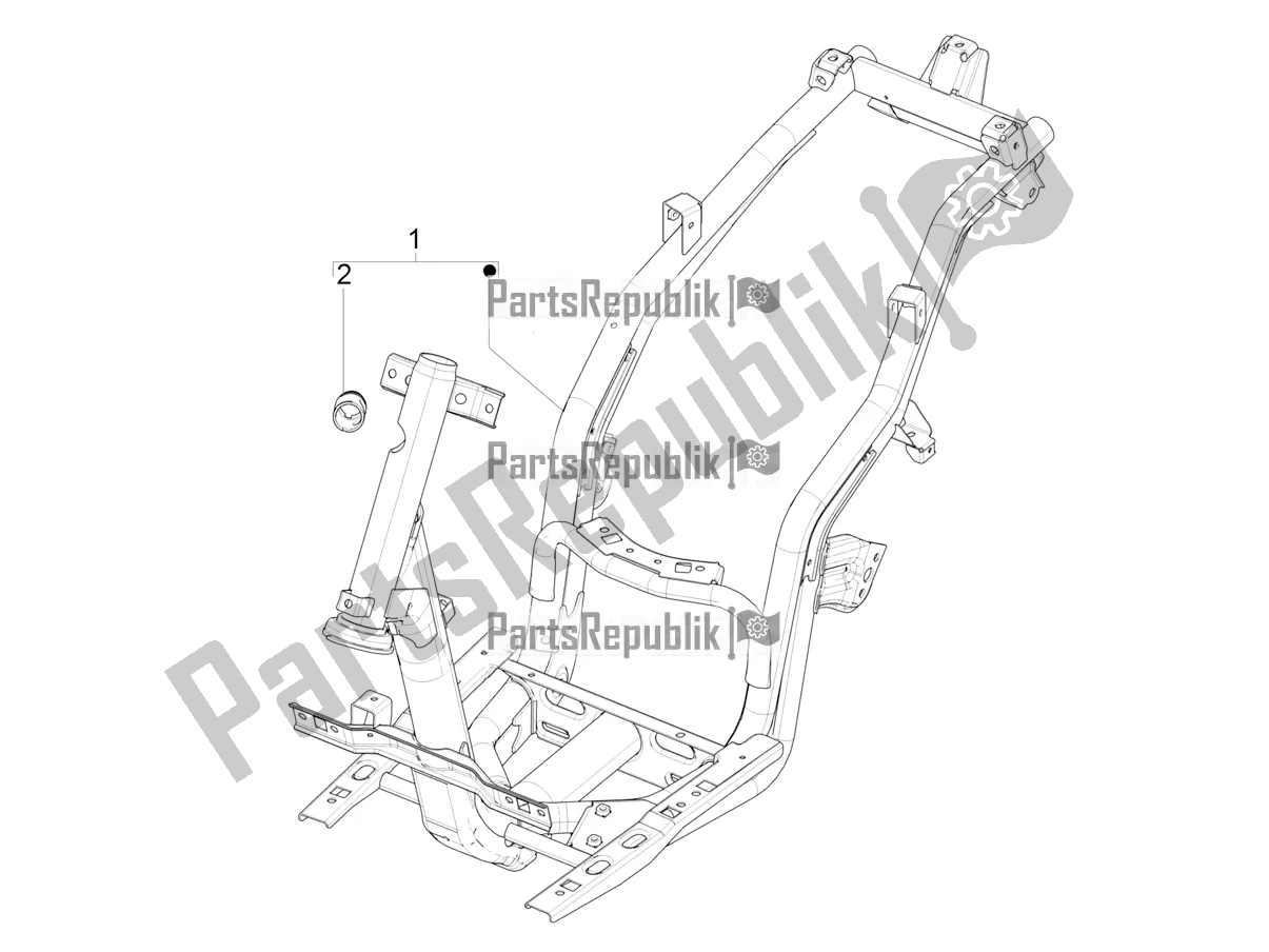 Todas las partes para Marco / Carrocería de Aprilia SR Motard 50 2T Metca 41 2022