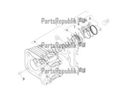 Cylinder-piston-wrist pin unit