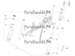 Fork/steering tube - Steering bearing unit