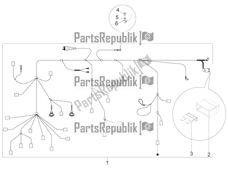 Toutes les pièces pour le Faisceau De Câbles Principal du Aprilia SR Motard 50 4T 4V 2018