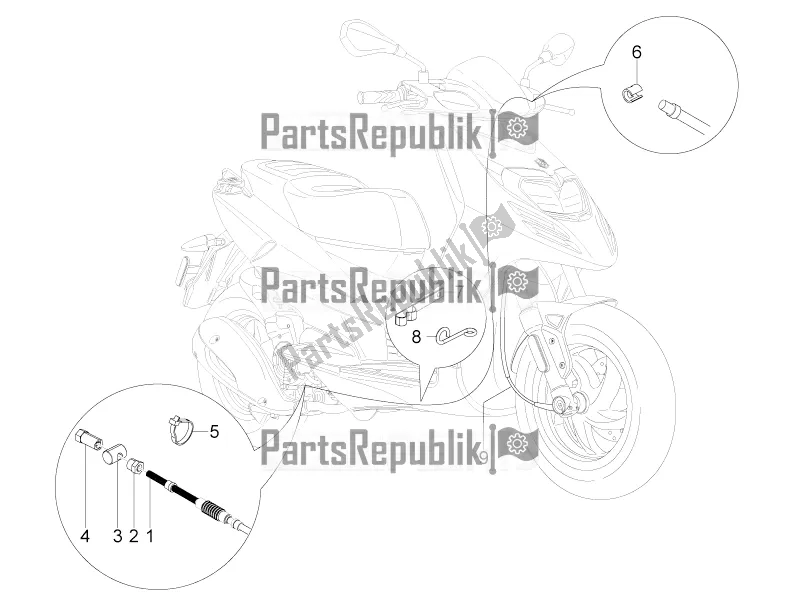 Alle Teile für das Übertragungen des Aprilia SR Motard 50 4T 4V 2018