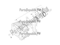 Cylinder-piston-wrist pin unit